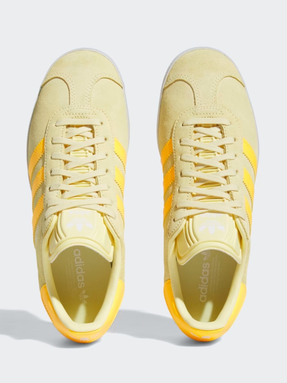 ADIDAS Gazelle Suede Indoor Shoes Tennis Sneaker Lifestyle Yellow Orange